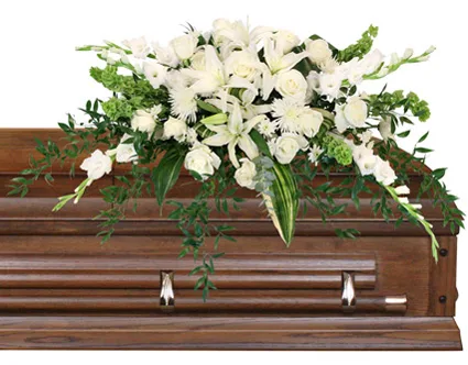 Hushed Goodbye Casket Spray Hushed Goodbye Casket Spray