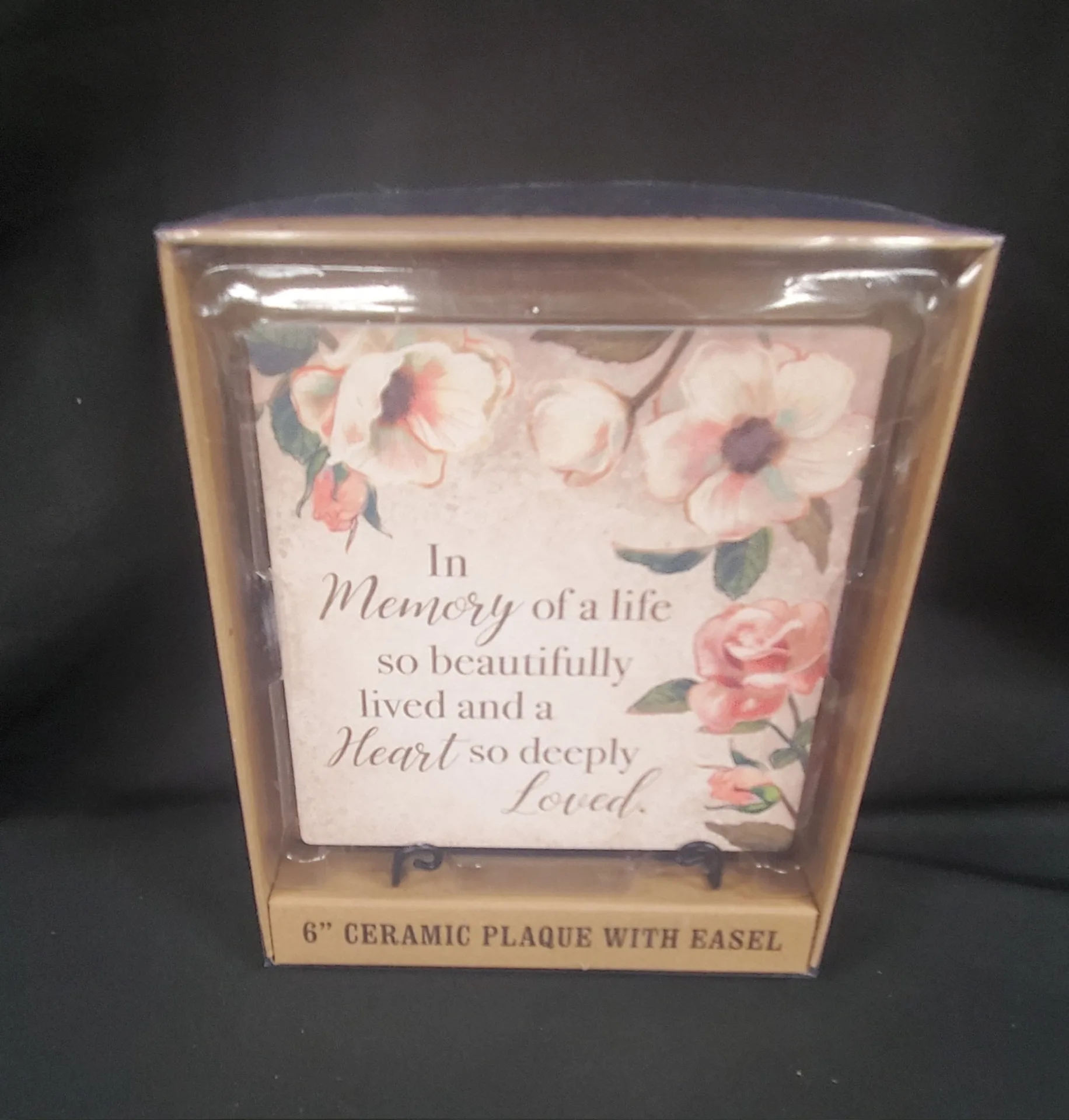 In Memory- Plaque & Easel In Memory- Plaque & Easel