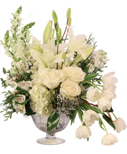 Bespoke Ivory Flower Arrangement Bespoke Ivory Flower Arrangement