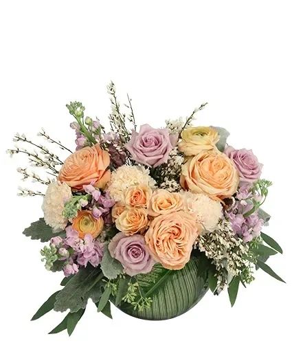 Sophisticated Pastels Flower Arrangement