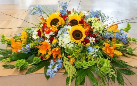 Wildflower Tribute Arrangement Wildflower Tribute Arrangement