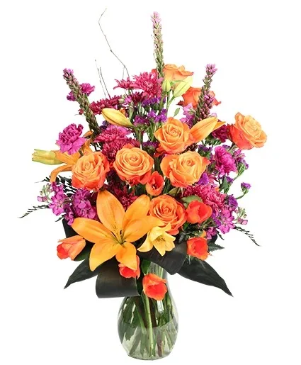 Wild Amber Flower Arrangement Wild Amber Flower Arrangement