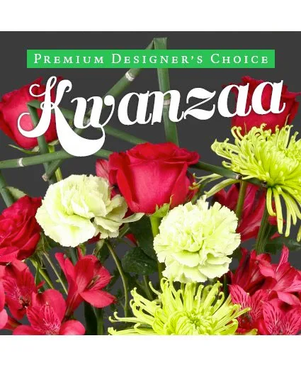 Premium Kwanzaa Florals Designer's Choice Premium Kwanzaa Florals Designer's Choice