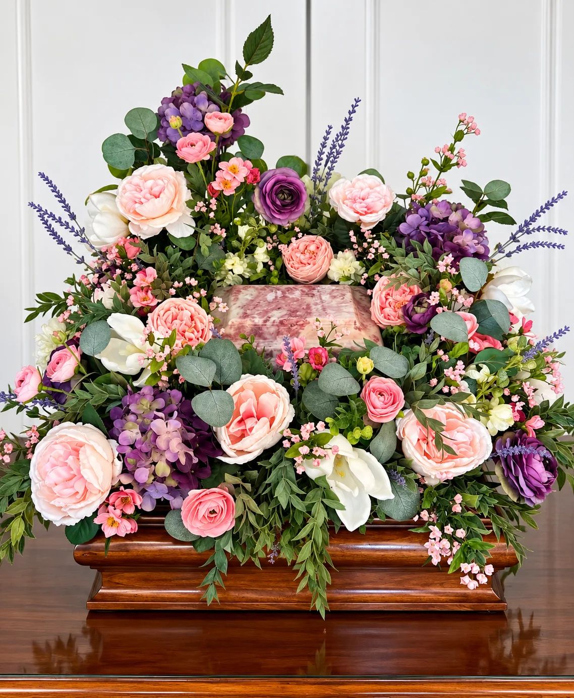 Designer’s Choice Cremation Urn Flower Arrangement