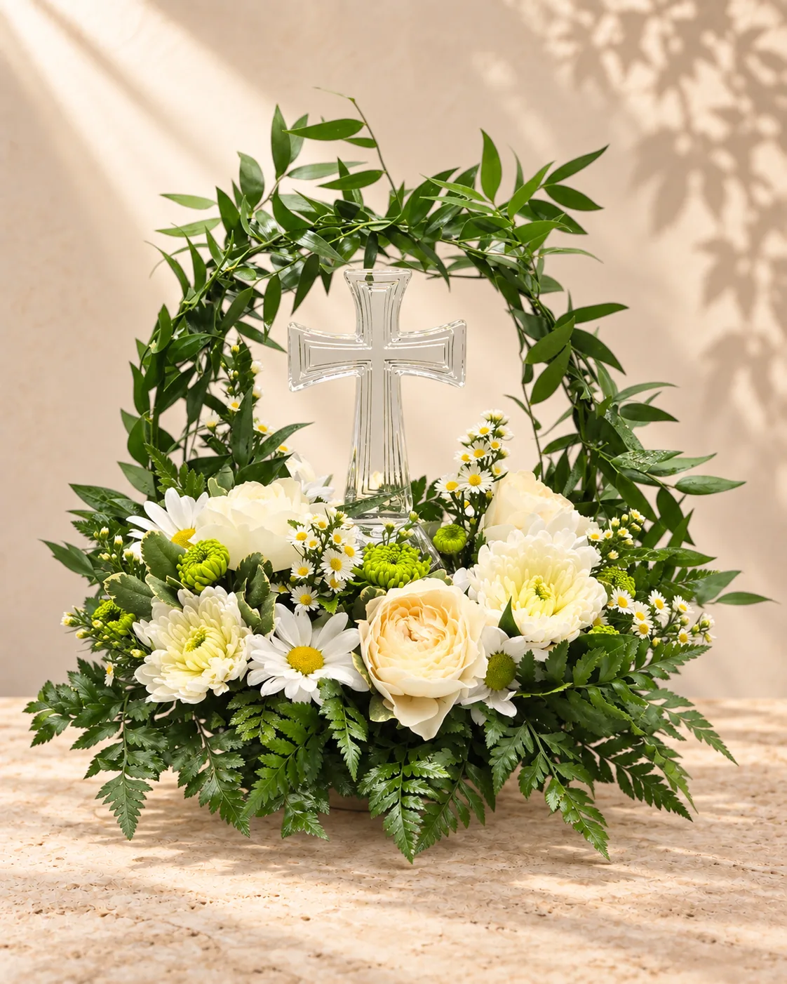 Crystal Cross Centerpiece Crystal Cross Centerpiece