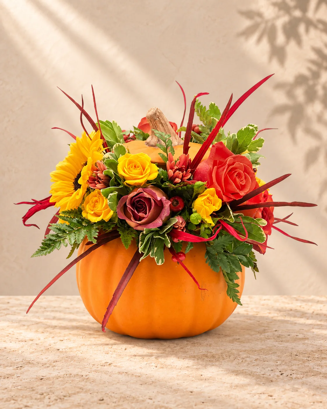Harvest Splendor – Pumpkin Arrangement Harvest Splendor – Pumpkin Arrangement