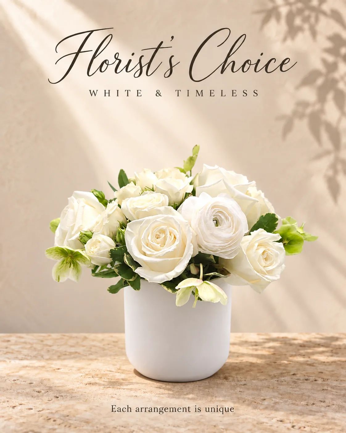 Florist's Choice - White & Timeless