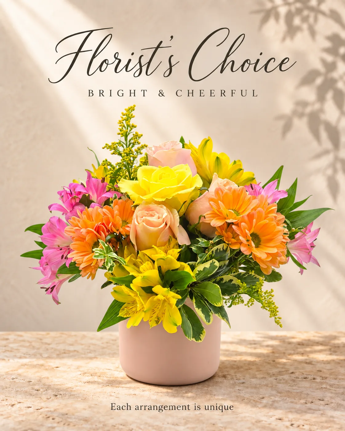 Florist's Choice - Bright & Cheerful Florist's Choice - Bright & Cheerful