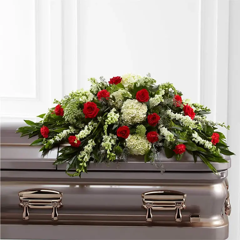 Sincere & Devoted Casket Spray Sincere & Devoted Casket Spray