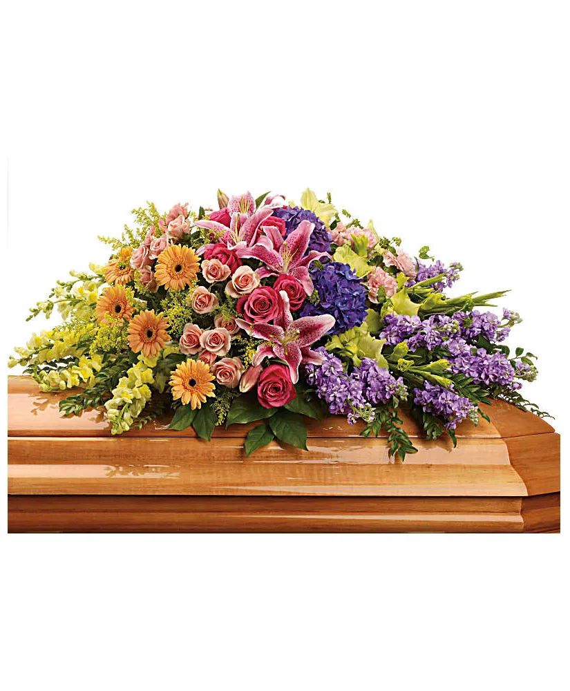 Garden of Sweet Memories Casket Spray