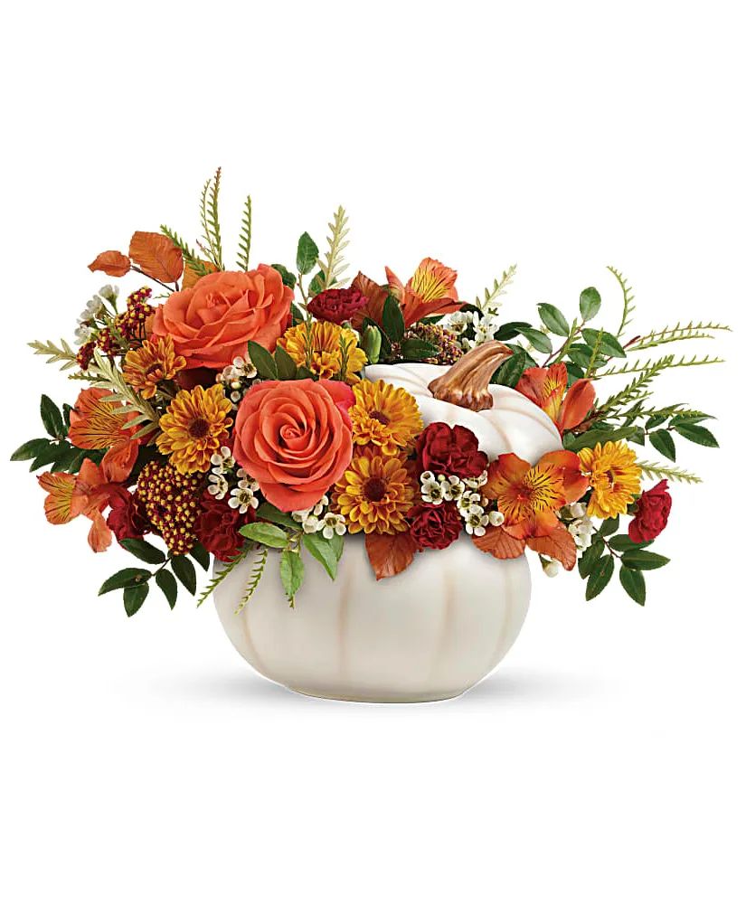 Enchanted White Pumpkin Harvest