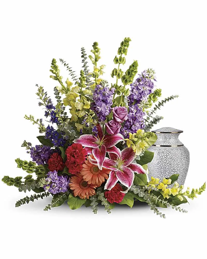 Shades of Faith Urn Wreath Shades of Faith Urn Wreath