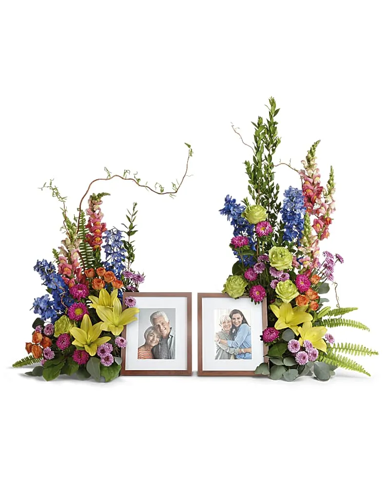 Loving Farewell Floral Frame Loving Farewell Floral Frame