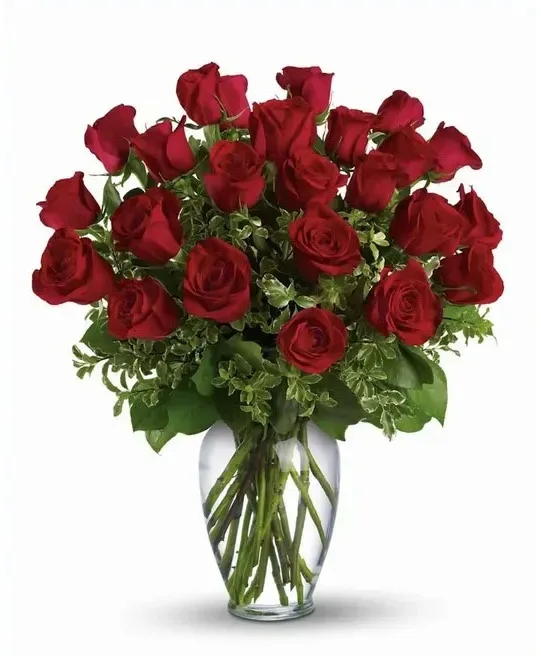 24 Red Rose Arrangement 24 Red Rose Arrangement