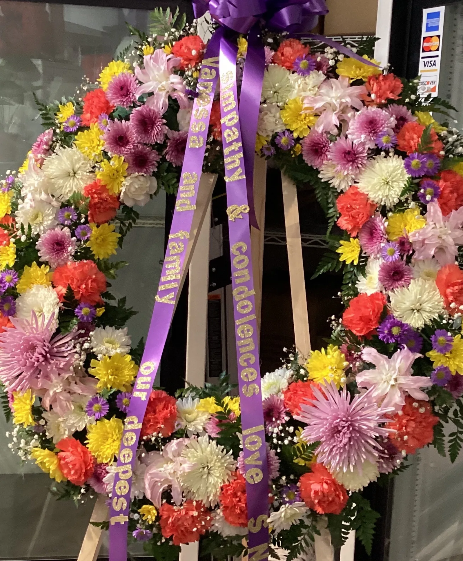 Purple/ lavender crown Funeral Purple/ lavender crown Funeral