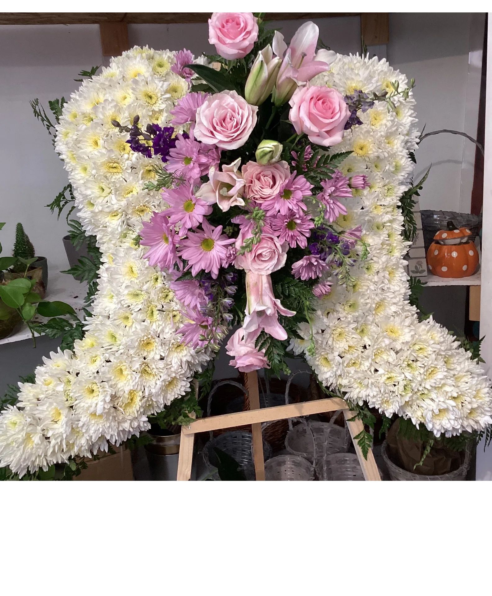 Angel wing Funeral arrangements