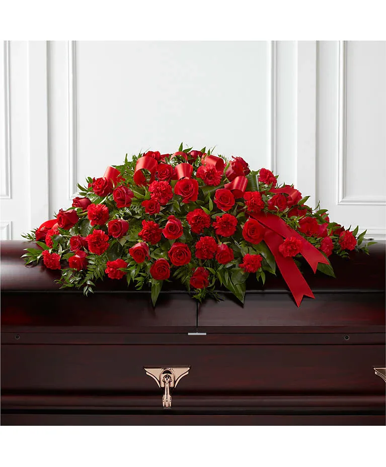 Tribute Casket Spray Tribute Casket Spray