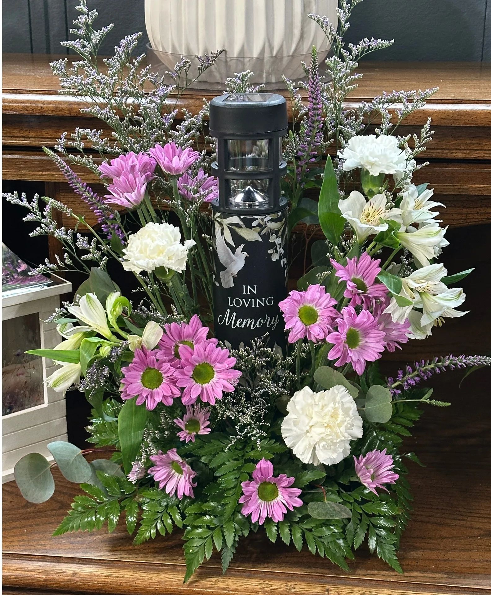Memorial Solar Stake Arrangment