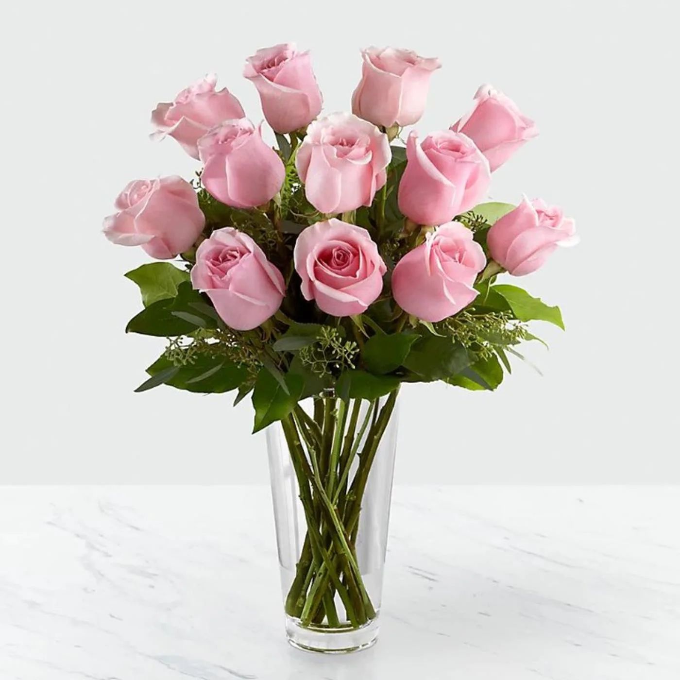 Pink Rose Vase