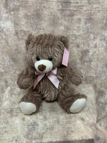 Teddy Bear, light Brown pink Bow Teddy Bear, light Brown pink Bow