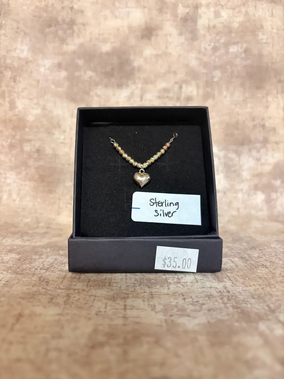 Jewelry, Beaded Heart Necklace