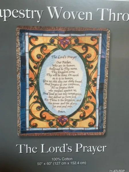 Lord's Prayer Throw