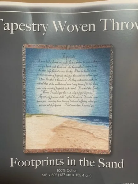 Footprints Throw Footprints Throw