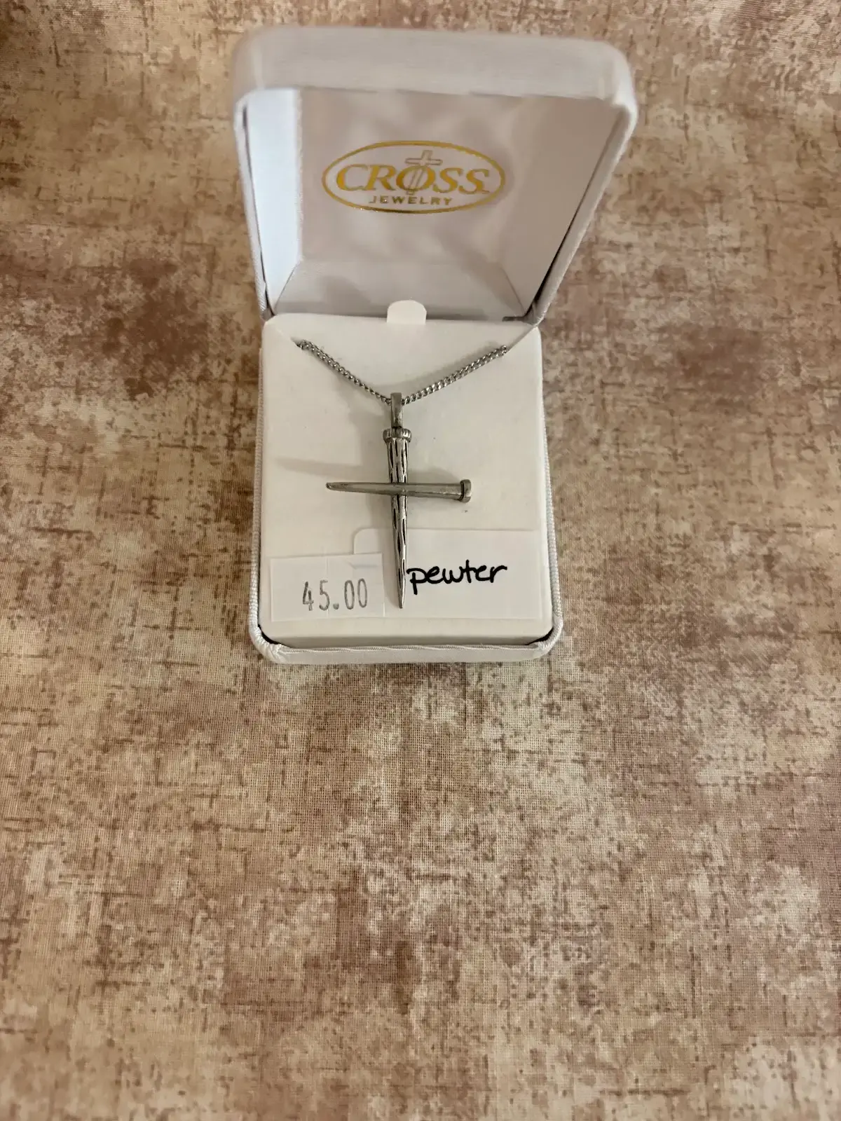 Jewelry, Pewter Cross Jewelry, Pewter Cross