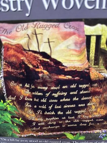 Throw Blankets, The Old Rugged Cross Throw Blankets, The Old Rugged Cross