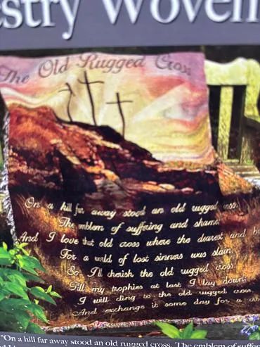 Throw Blankets, The Old Rugged Cross