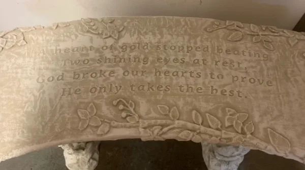Cement Memorial Benches