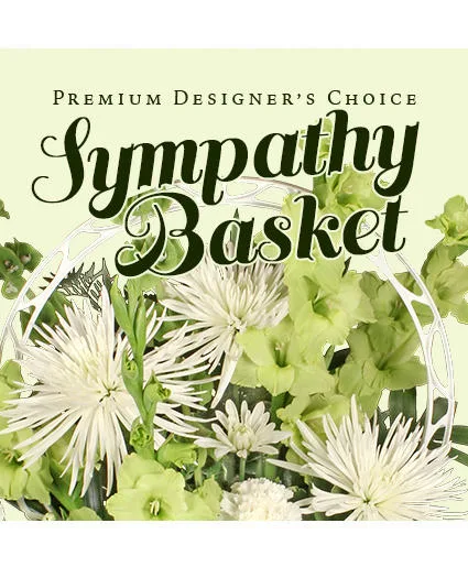 Sympathy Floral Basket Premium Designer's Choice Sympathy Floral Basket Premium Designer's Choice