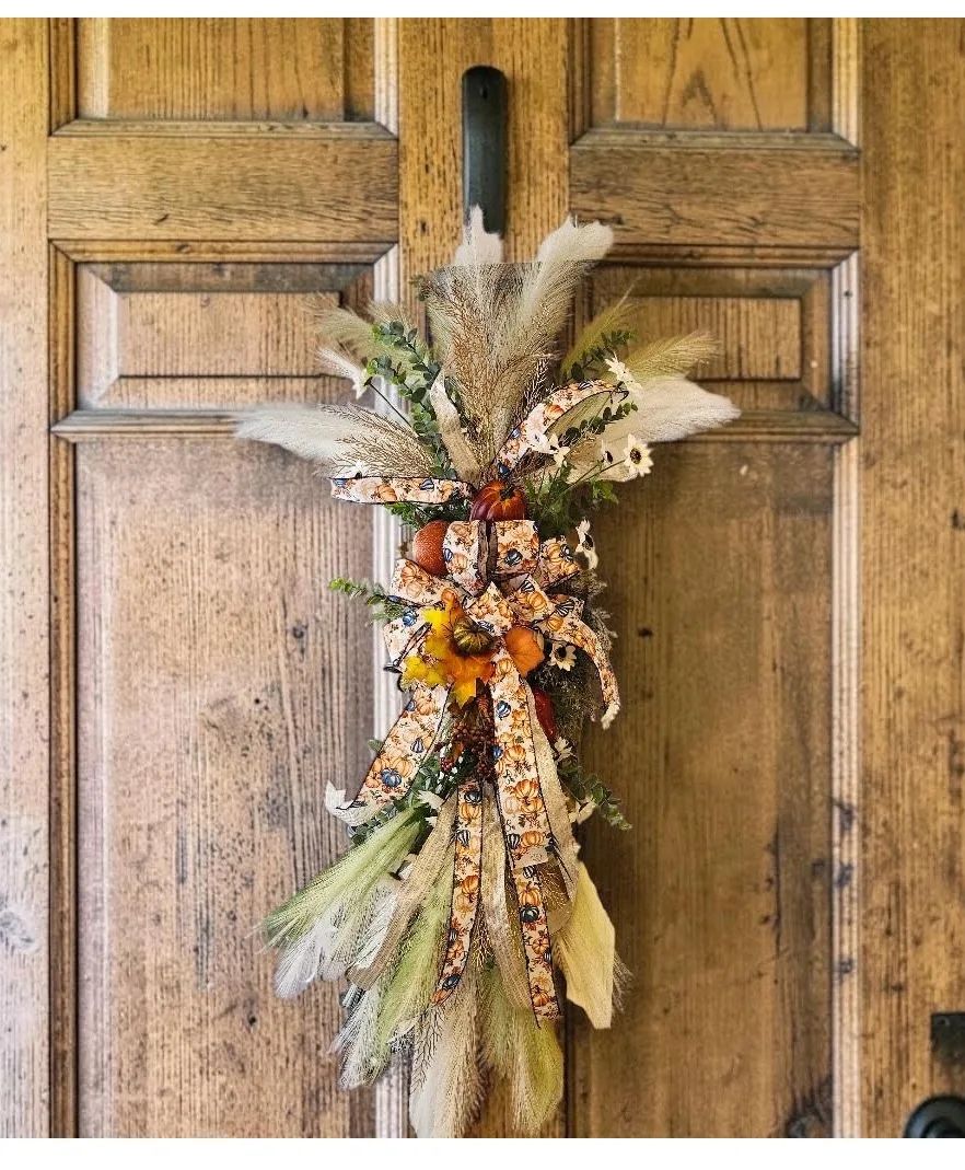 Rustic Pumpkin & Autumn Harvest Door Permanent Decor