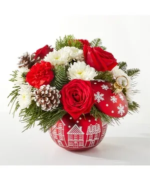 Christmas Village Bouquet christmas Christmas Village Bouquet christmas