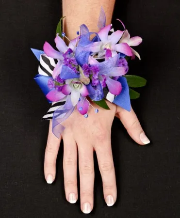 POSH PURPLE ORCHIDS Prom Corsage POSH PURPLE ORCHIDS Prom Corsage