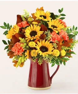 Withers Gourd Pitcher Fall Arrangement Withers Gourd Pitcher Fall Arrangement
