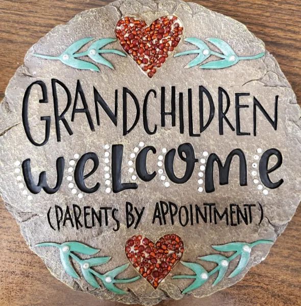 Grandchildren garden Stone Garden Stone