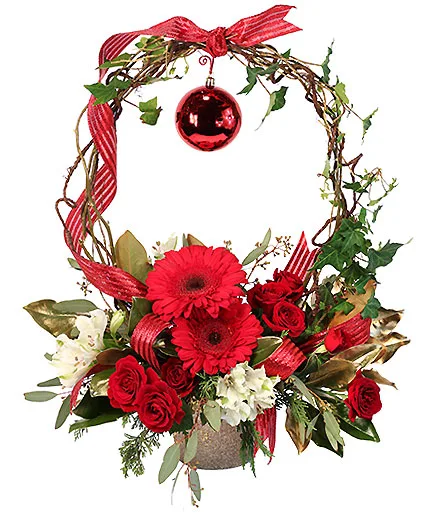 Rudolph's Nose Holiday Flowers Rudolph's Nose Holiday Flowers