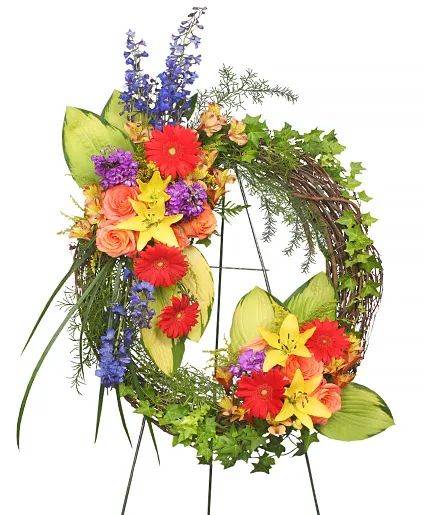 BRILLIANT SYMPATHY WREATH Funeral Flowers