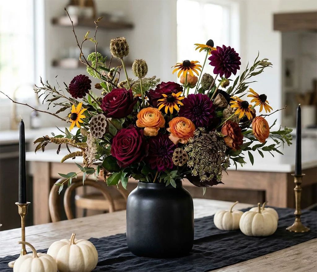Halloween Florist’s Choice Flower Arrangement