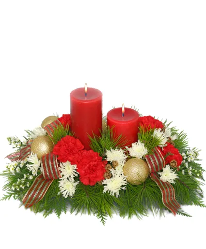Christmas by Candlelight Centerpiece Christmas by Candlelight Centerpiece