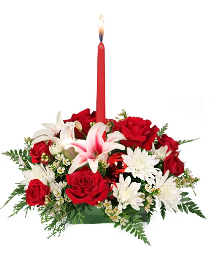 DECK THE HALLS Holiday Centerpiece DECK THE HALLS Holiday Centerpiece