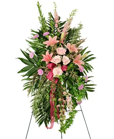 Peaceful Pink Sympathy Spray Peaceful Pink Sympathy Spray