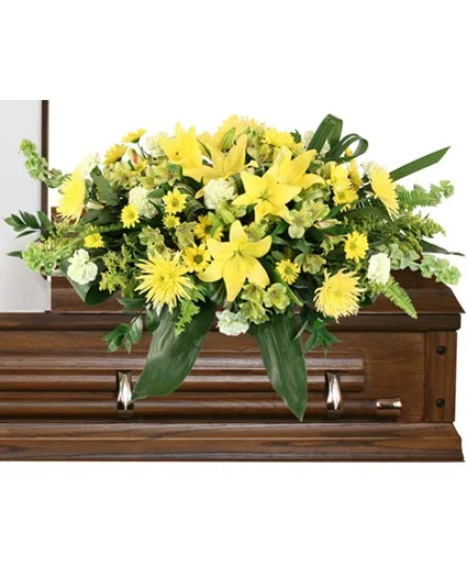 Mourning Sunshine Casket Spray Mourning Sunshine Casket Spray