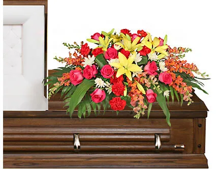 IN LOVING MEMORY Casket Spray IN LOVING MEMORY Casket Spray