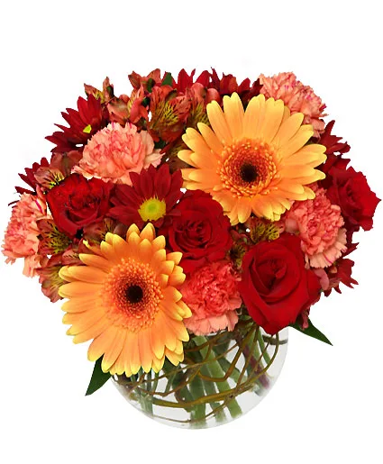 Hot & Spicy Vase of Flowers Hot & Spicy Vase of Flowers