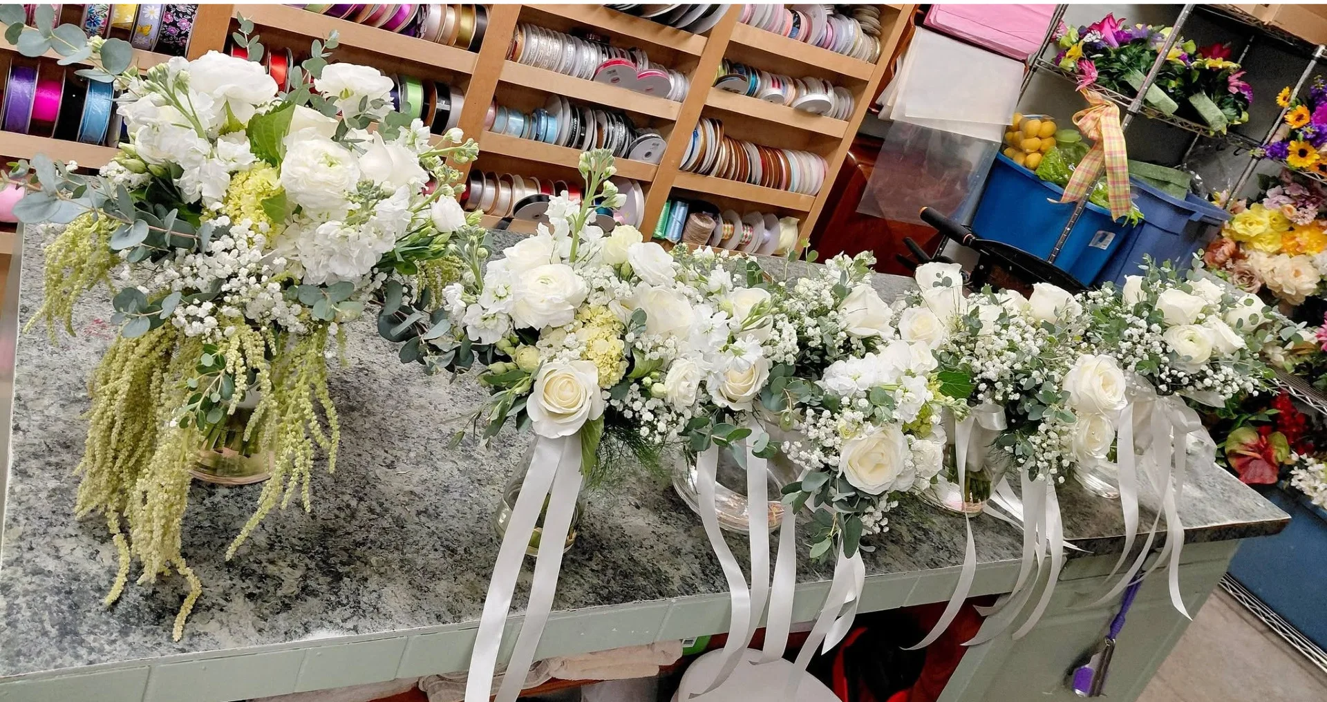 Classic White & Greenery Bridemaids Bouquets Bridemaids Bouquet Classic White & Greenery Bridemaids Bouquets Bridemaids Bouquet