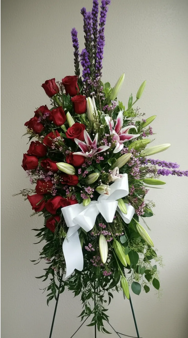 Loving Tribute Standing spray Sympathy Spray Loving Tribute Standing spray Sympathy Spray