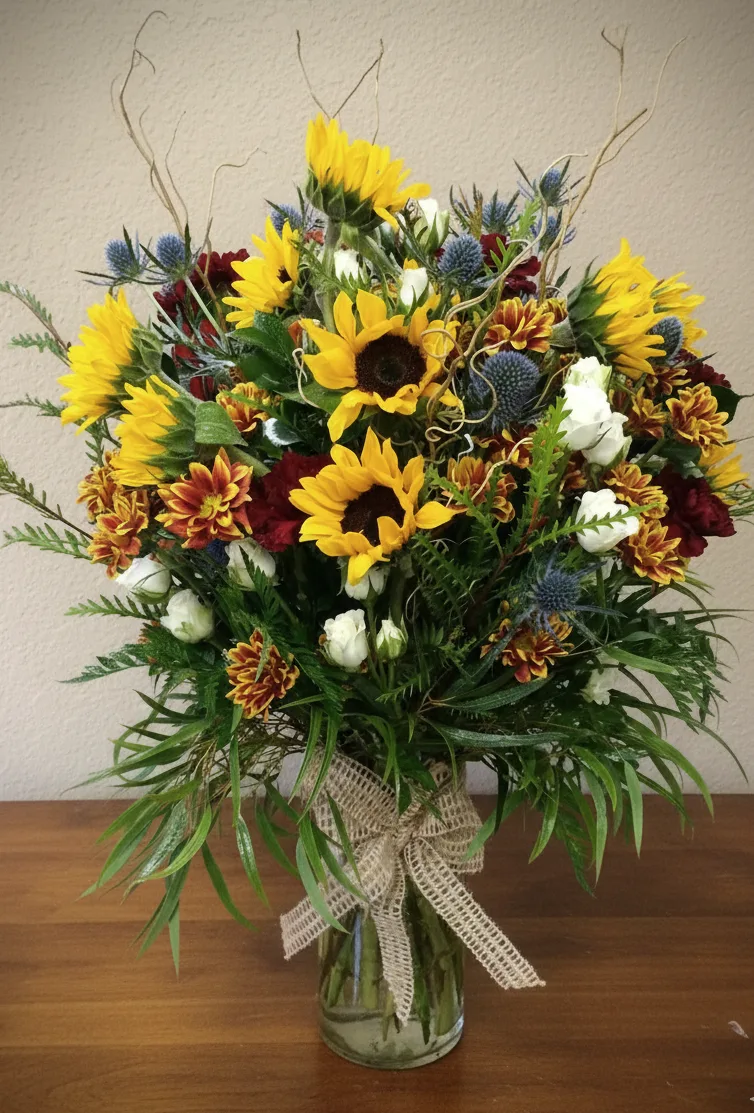 Rustic Sunflower Patch Fresh Arrangement Rustic Sunflower Patch Fresh Arrangement
