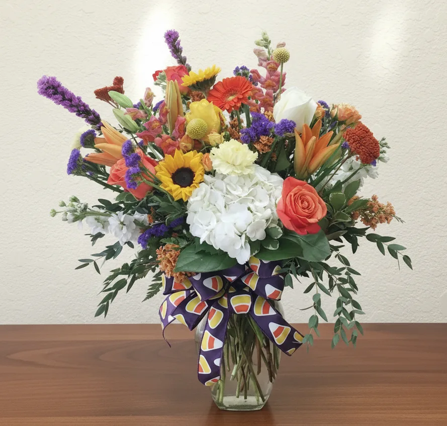 Candy Corn Cutie Fresh Arrangement Candy Corn Cutie Fresh Arrangement